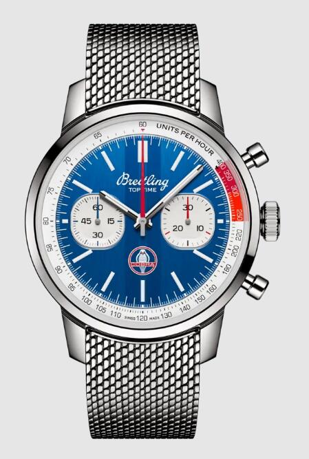 Review 2023 Breitling TOP TIME B01 SHELBY COBRA Replica Watch AB01763A1C1A1 - Click Image to Close